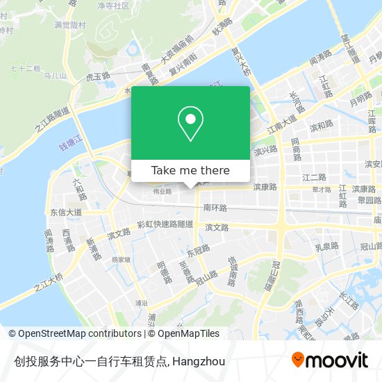 创投服务中心一自行车租赁点 map