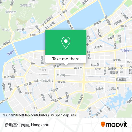 伊顺基牛肉面 map