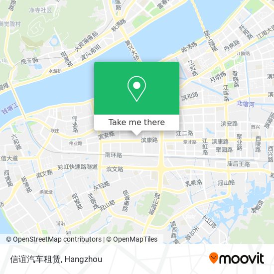 信谊汽车租赁 map