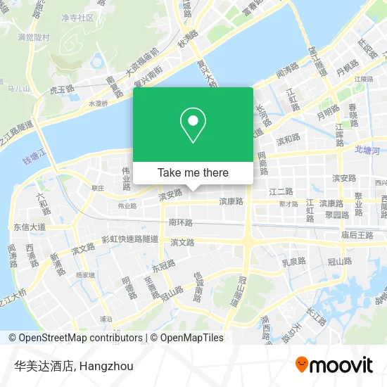 华美达酒店 map