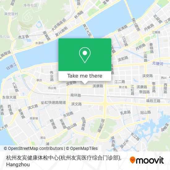 杭州友宾健康体检中心(杭州友宾医疗综合门诊部) map
