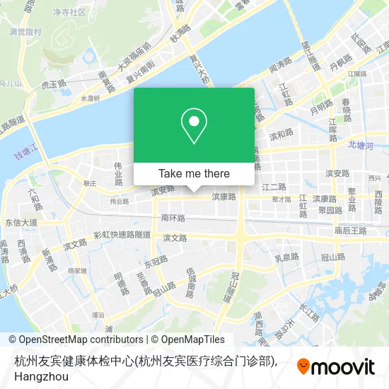 杭州友宾健康体检中心(杭州友宾医疗综合门诊部) map