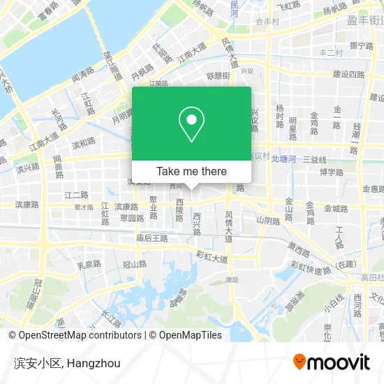 滨安小区 map