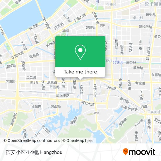 滨安小区-14幢 map