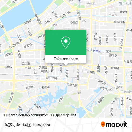 滨安小区-14幢 map