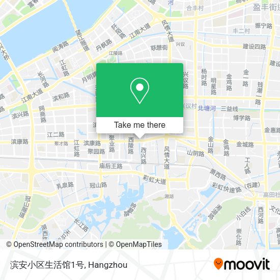 滨安小区生活馆1号 map