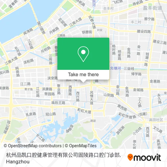 杭州品凯口腔健康管理有限公司固陵路口腔门诊部 map