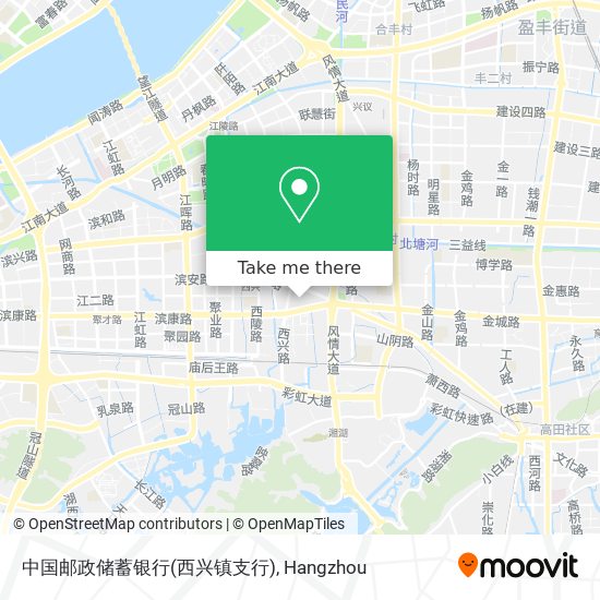 中国邮政储蓄银行(西兴镇支行) map