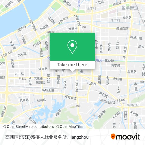 高新区(滨江)残疾人就业服务所 map