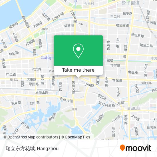 瑞立东方花城 map
