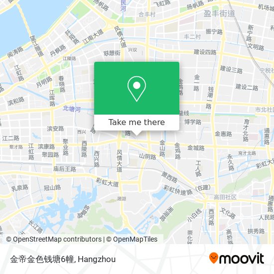 金帝金色钱塘6幢 map