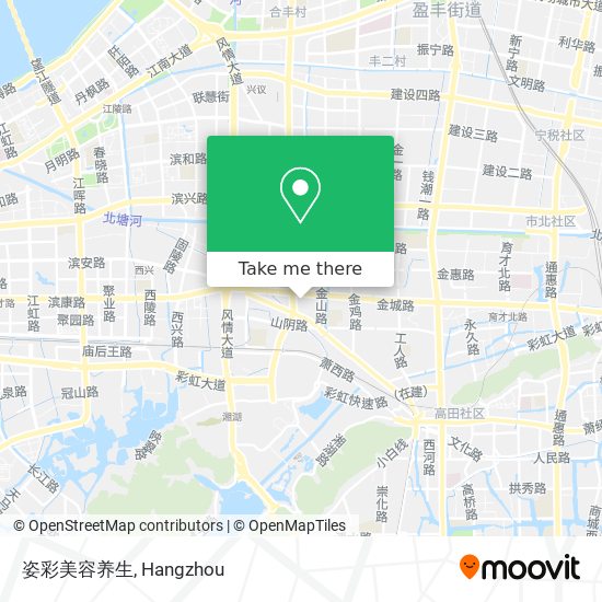 姿彩美容养生 map