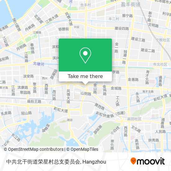 中共北干街道荣星村总支委员会 map