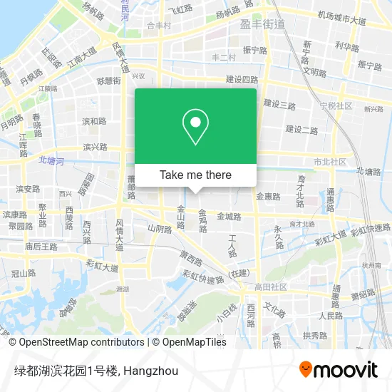 绿都湖滨花园1号楼 map