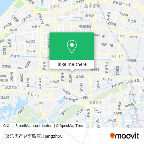 萧乐房产金惠路店 map