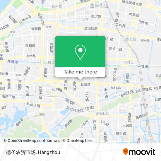 德圣农贸市场 map