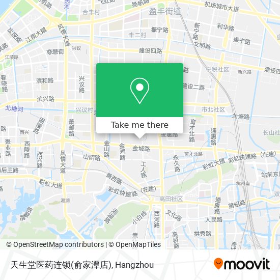 天生堂医药连锁(俞家潭店) map