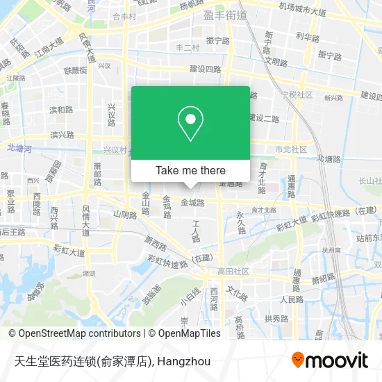 天生堂医药连锁(俞家潭店) map