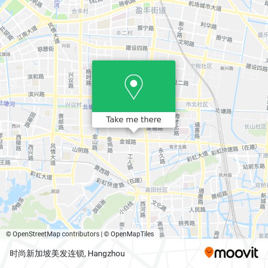 时尚新加坡美发连锁 map