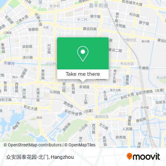 众安国泰花园-北门 map