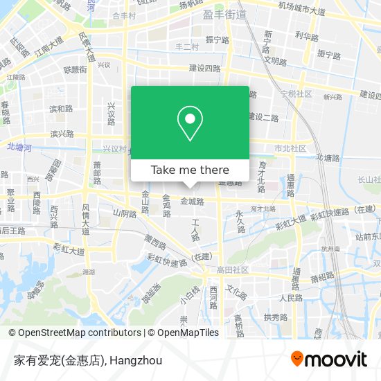 家有爱宠(金惠店) map
