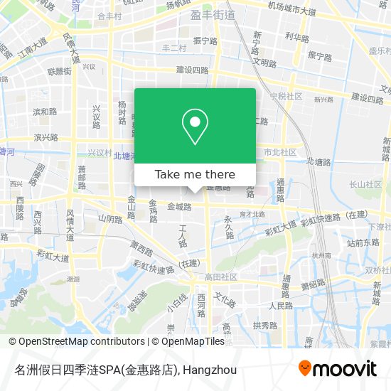 名洲假日四季涟SPA(金惠路店) map