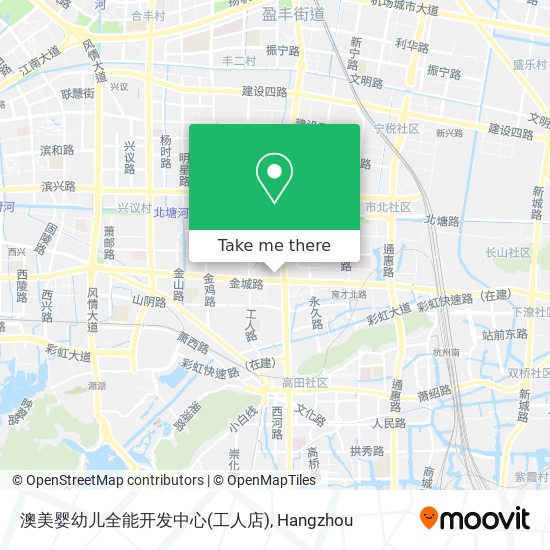 澳美婴幼儿全能开发中心(工人店) map