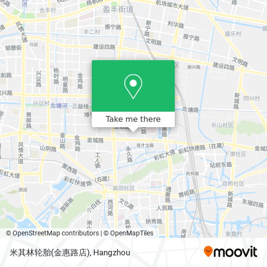 米其林轮胎(金惠路店) map