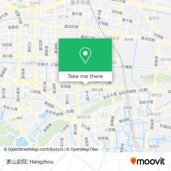 萧山剧院 map