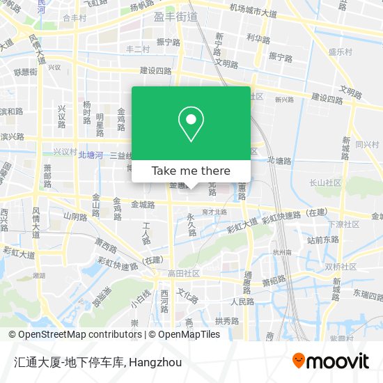 汇通大厦-地下停车库 map
