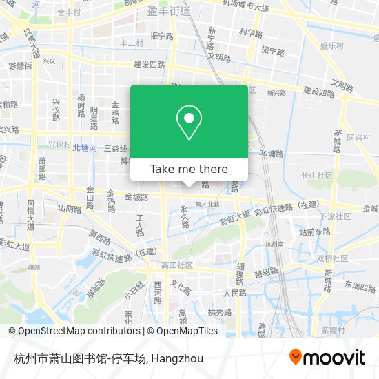 杭州市萧山图书馆-停车场 map