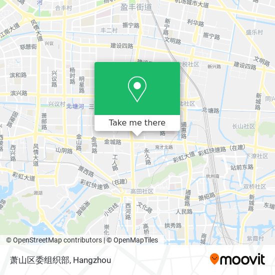 萧山区委组织部 map