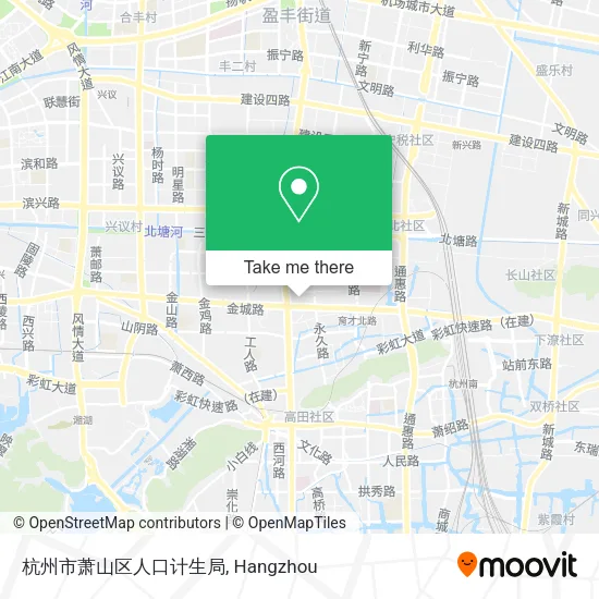 杭州市萧山区人口计生局 map