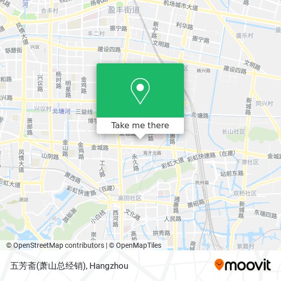 五芳斋(萧山总经销) map