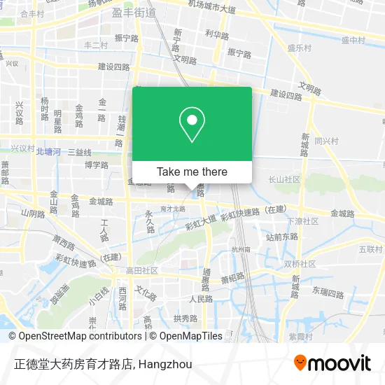 正德堂大药房育才路店 map