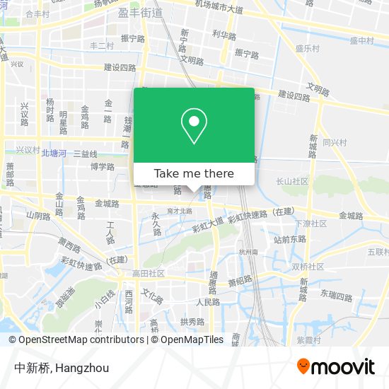 中新桥 map