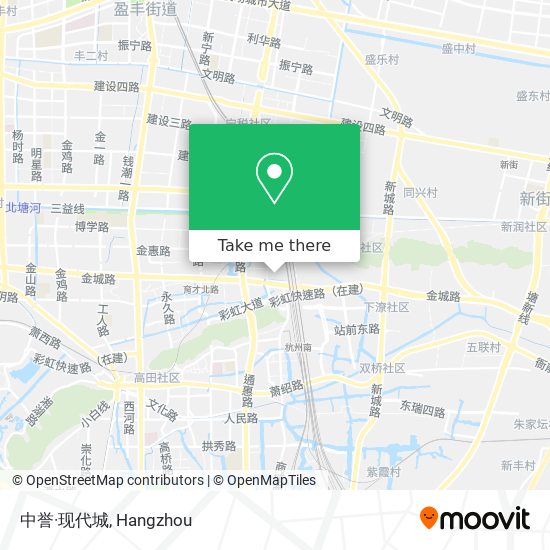 中誉·现代城 map