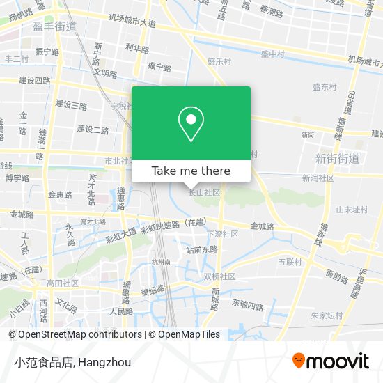 小范食品店 map