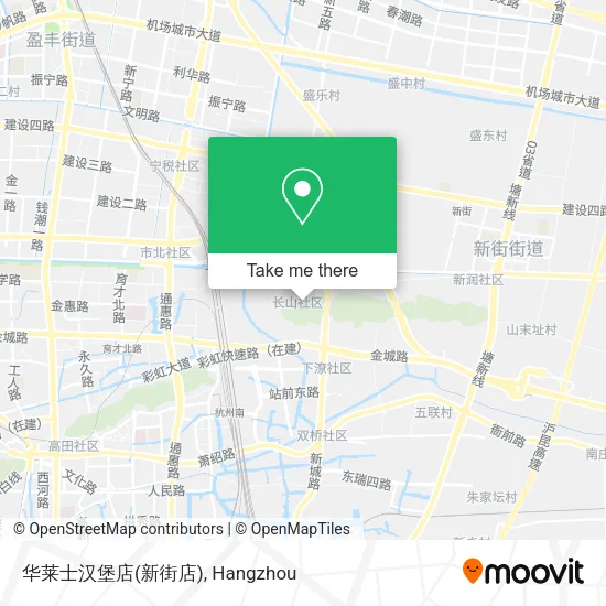 华莱士汉堡店(新街店) map