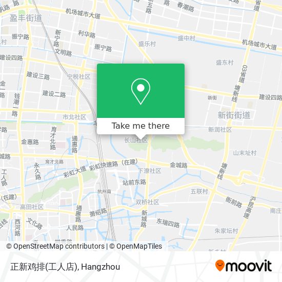 正新鸡排(工人店) map