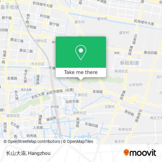长山大庙 map