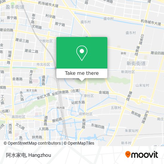 阿水家电 map