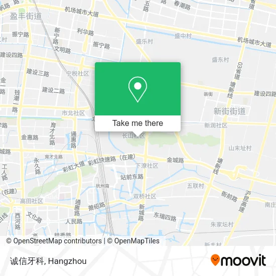 诚信牙科 map