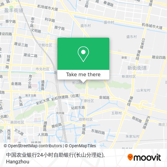 中国农业银行24小时自助银行(长山分理处) map