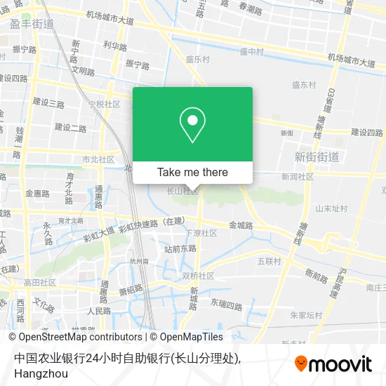 中国农业银行24小时自助银行(长山分理处) map