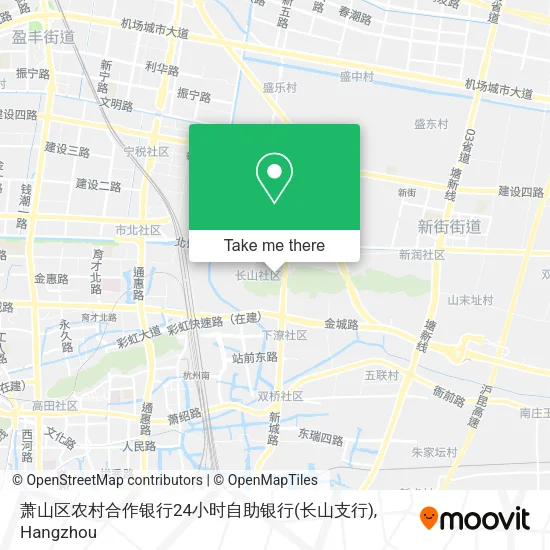 萧山区农村合作银行24小时自助银行(长山支行) map
