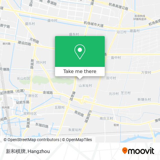 新和棋牌 map