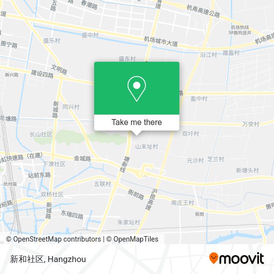 新和社区 map