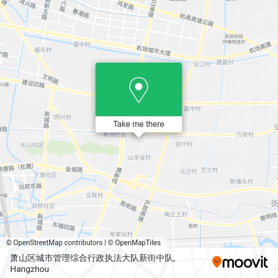 萧山区城市管理综合行政执法大队新街中队 map