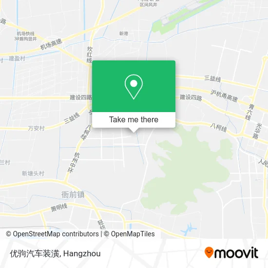 优驹汽车装潢 map